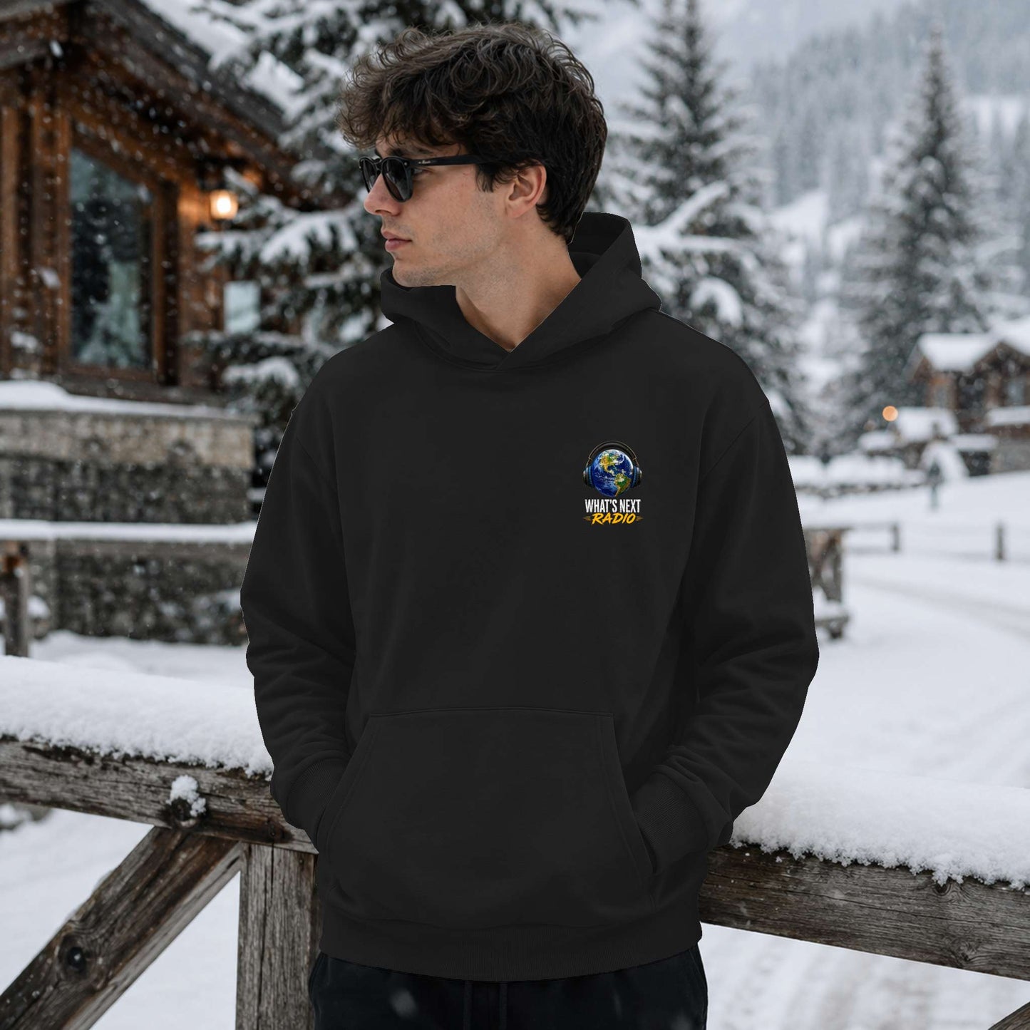 WNR Pocket Logo Music is Universal Heavy Hoodie