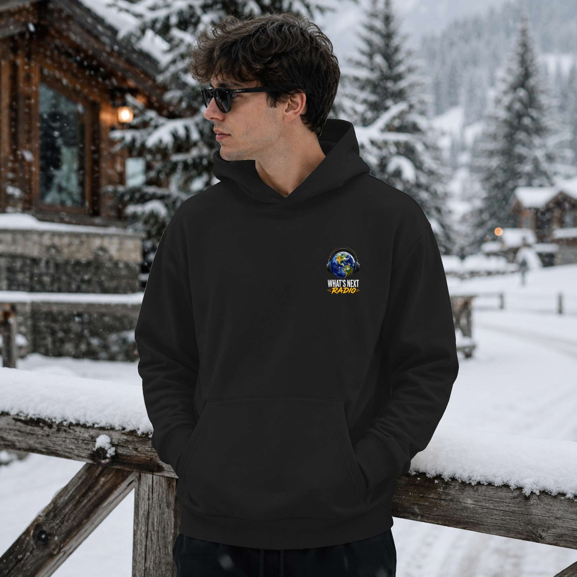 WNR Pocket Logo Music is Universal Heavy Hoodie