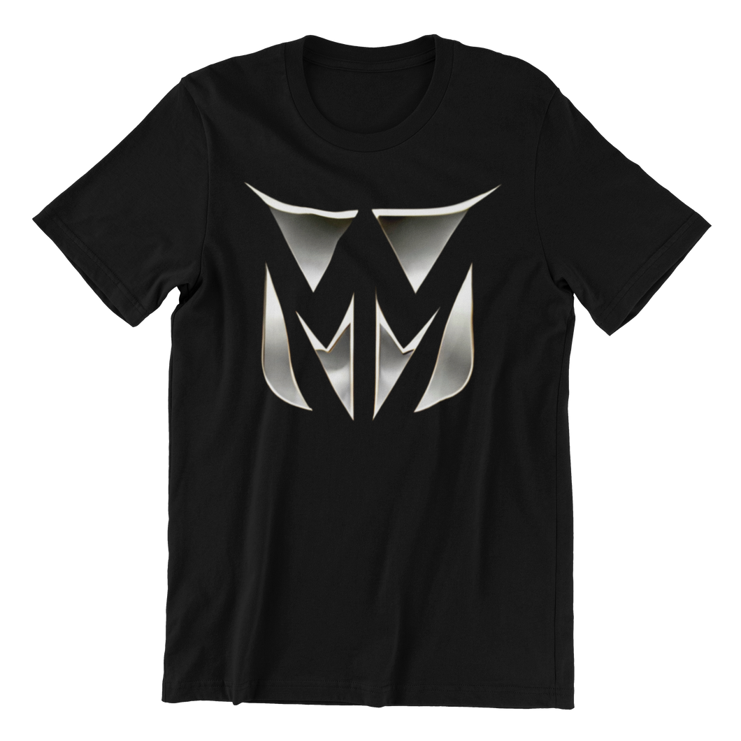 Moodswingz Muzik Silver Shield Logo Tee