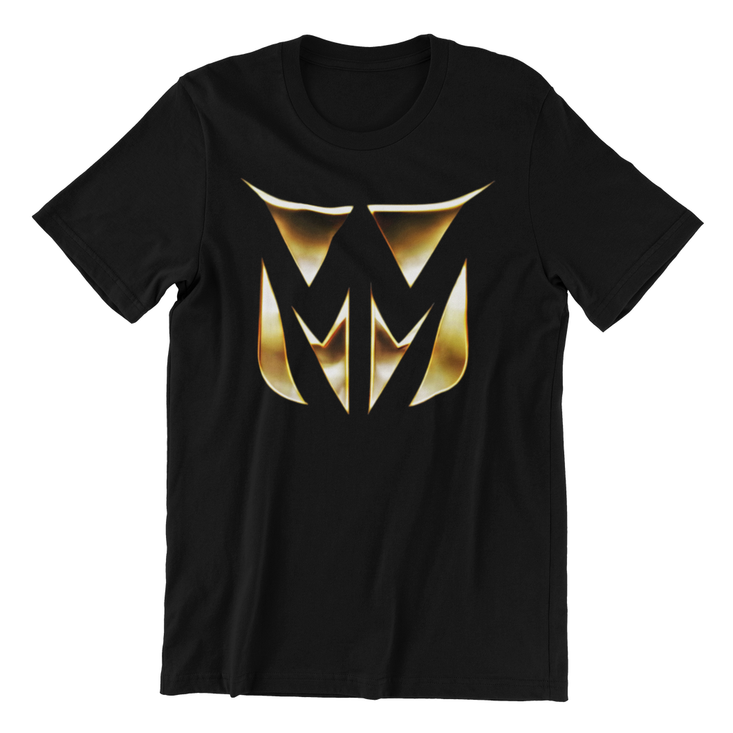 Moodswingz Muzik Gold Shield Logo Tee